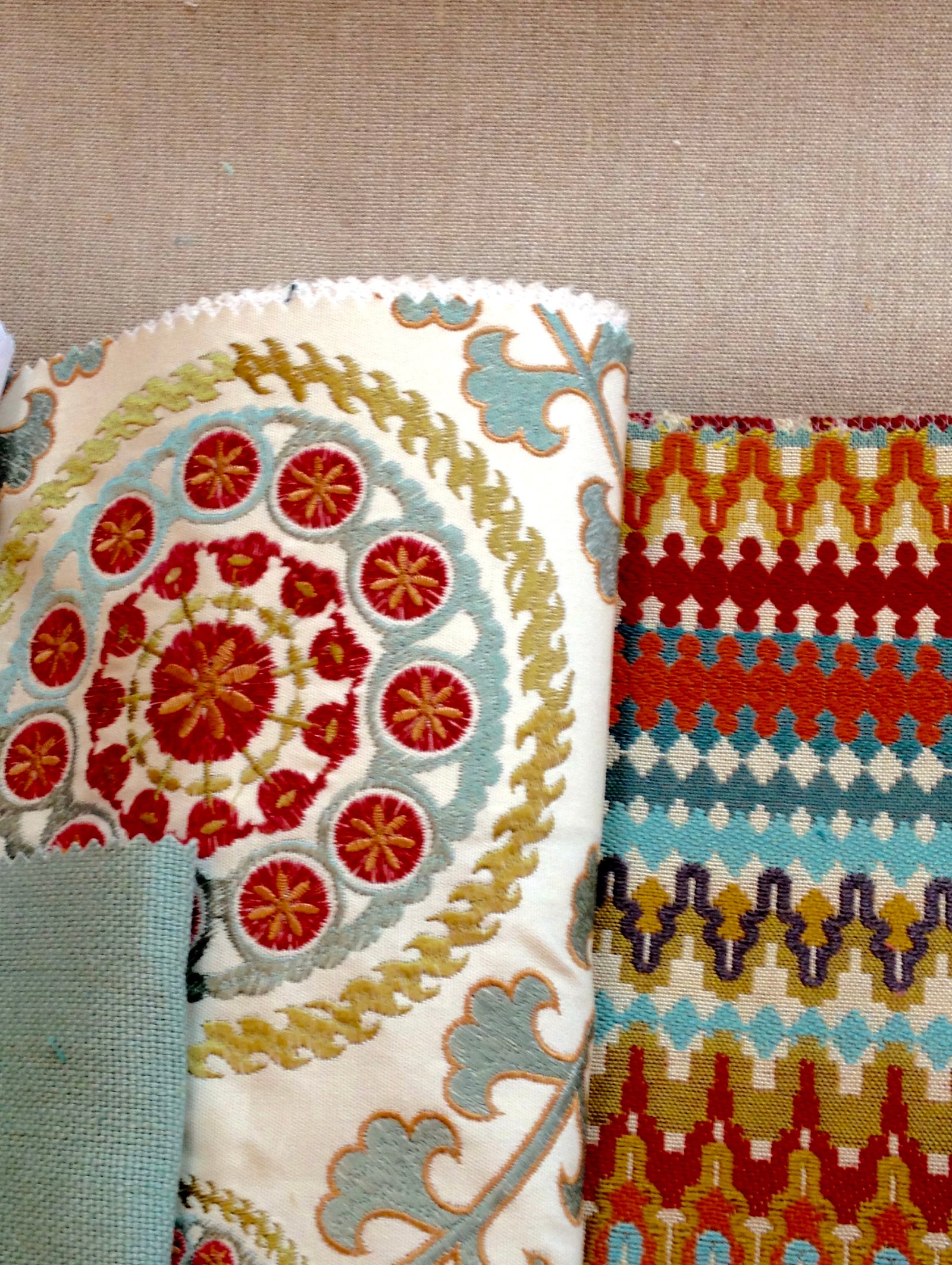 An example of how to mix and match patterns | Styled by The Home Stylist